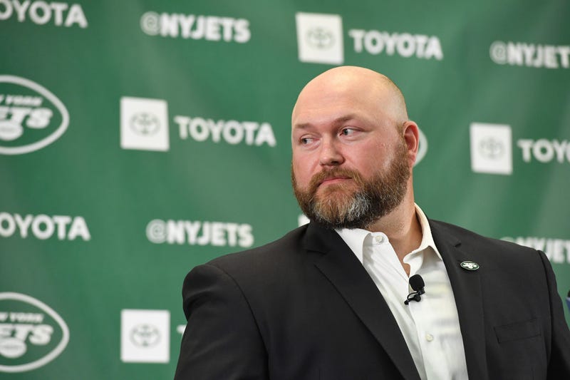 New York Jets general manager Joe Douglas during a press conference.