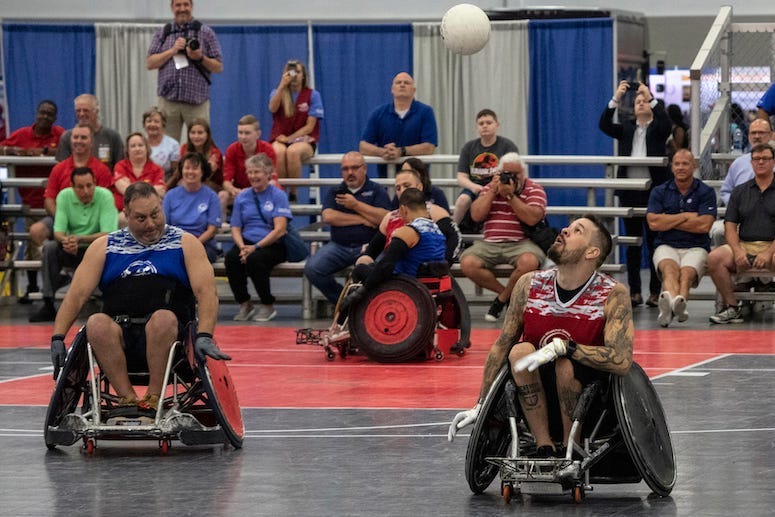 Quad rugby, wheelchair rugby game
