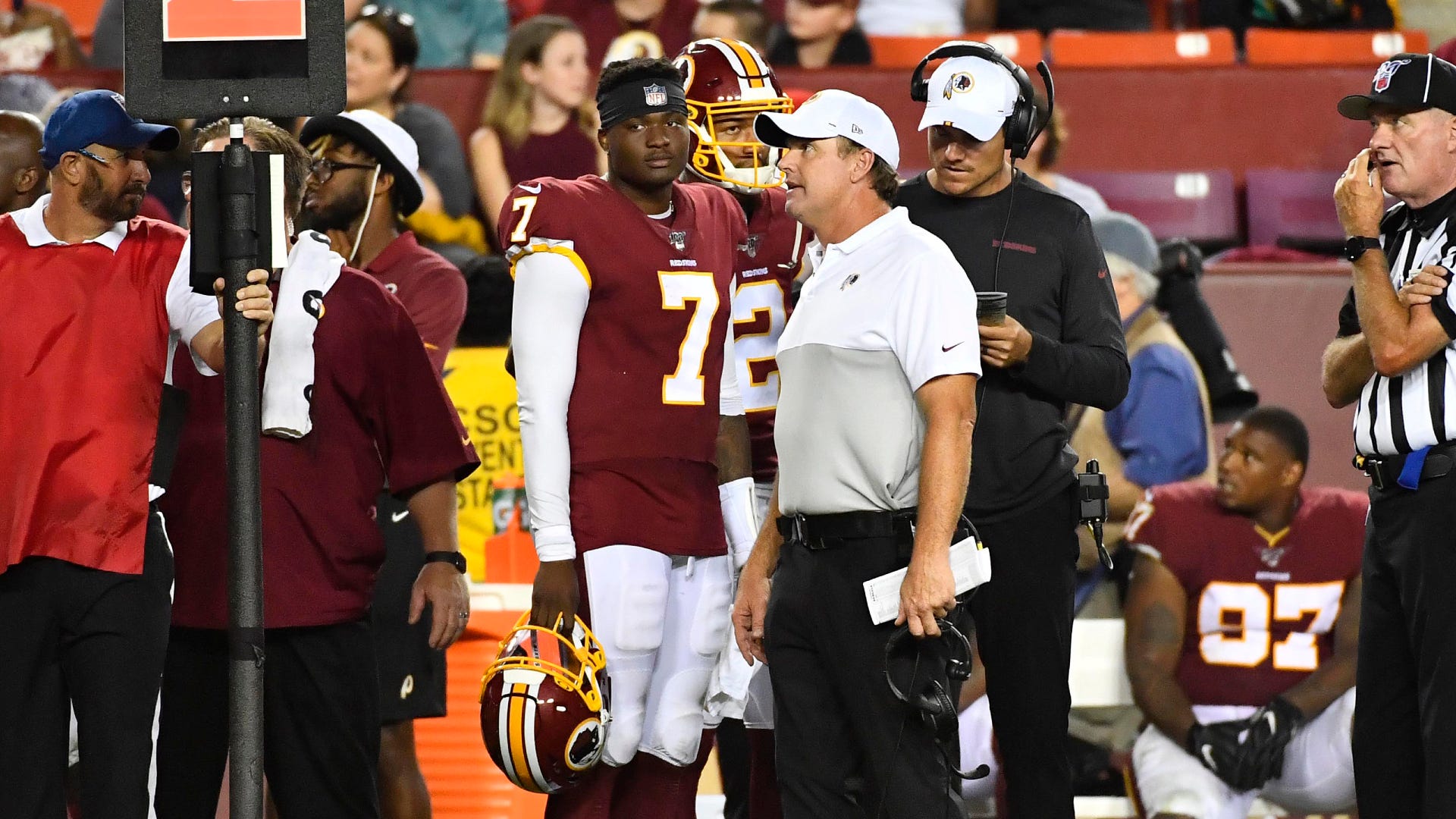 Jay Gruden says he knew Dan Snyder would take Dwayne Haskins 6 months before Draft