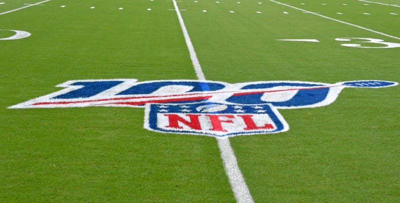 nfl 100 on field