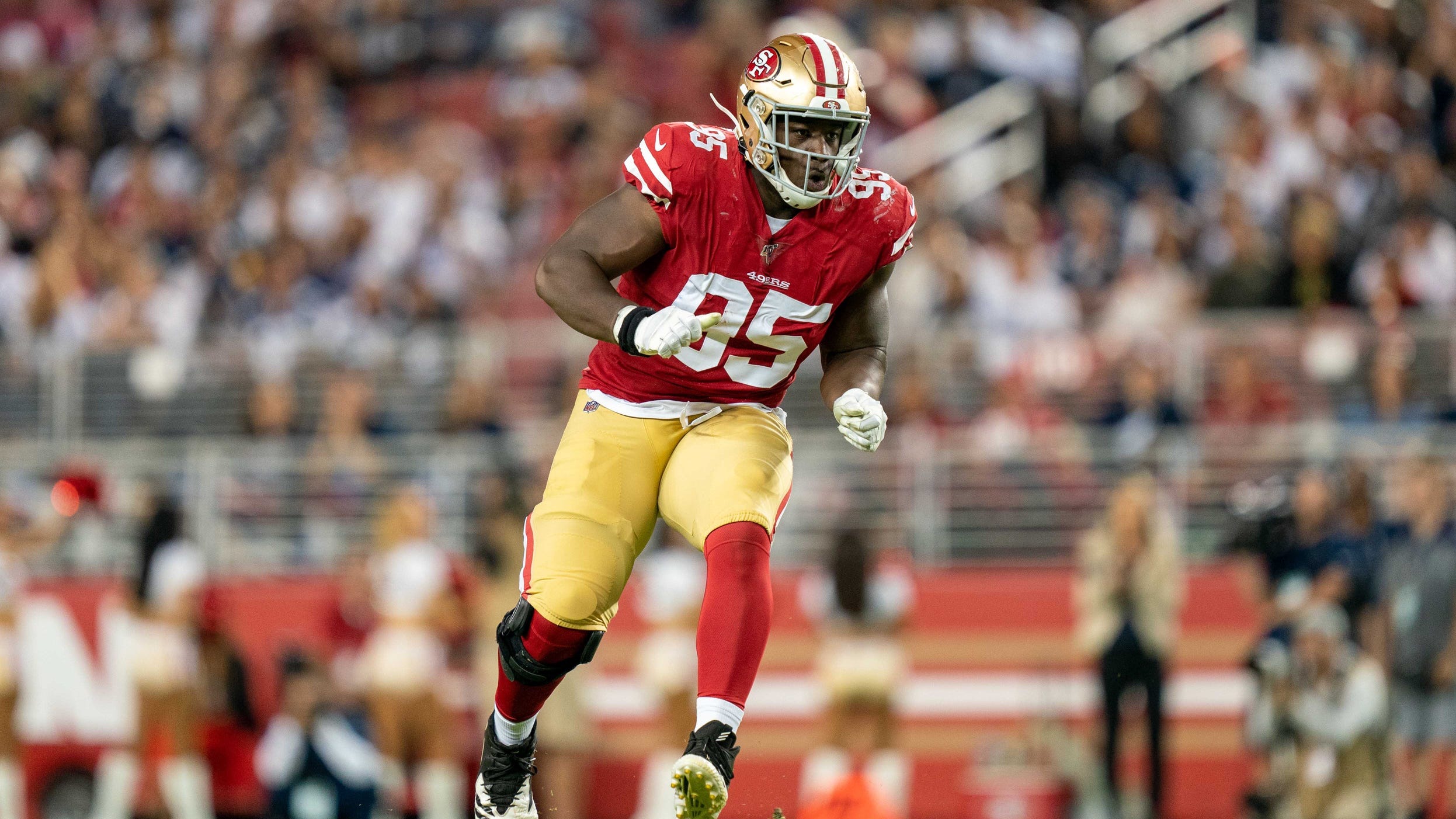 New Saints DE Kentavius Street wants to 'hug it out' with Brees, thrilled to rejoin Nielsen