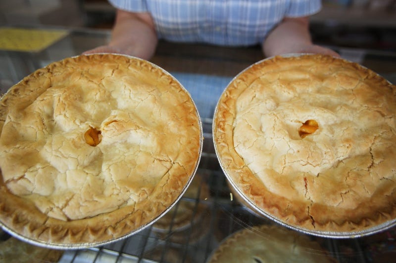Whole peach pies for sale
