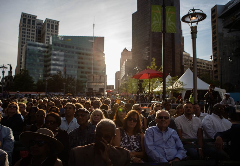 The Jazz Fest at Campus Martius Park
