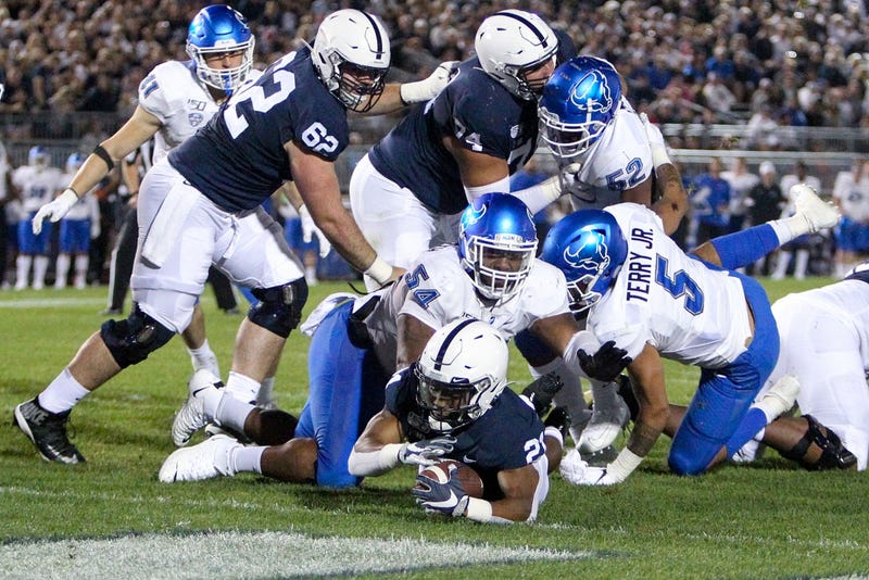 UB Bulls at Penn State September 7, 2019.  Penn State defeated Buffalo 45-13.