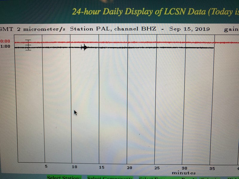 A 2.8 Earthquake Hits Lake County