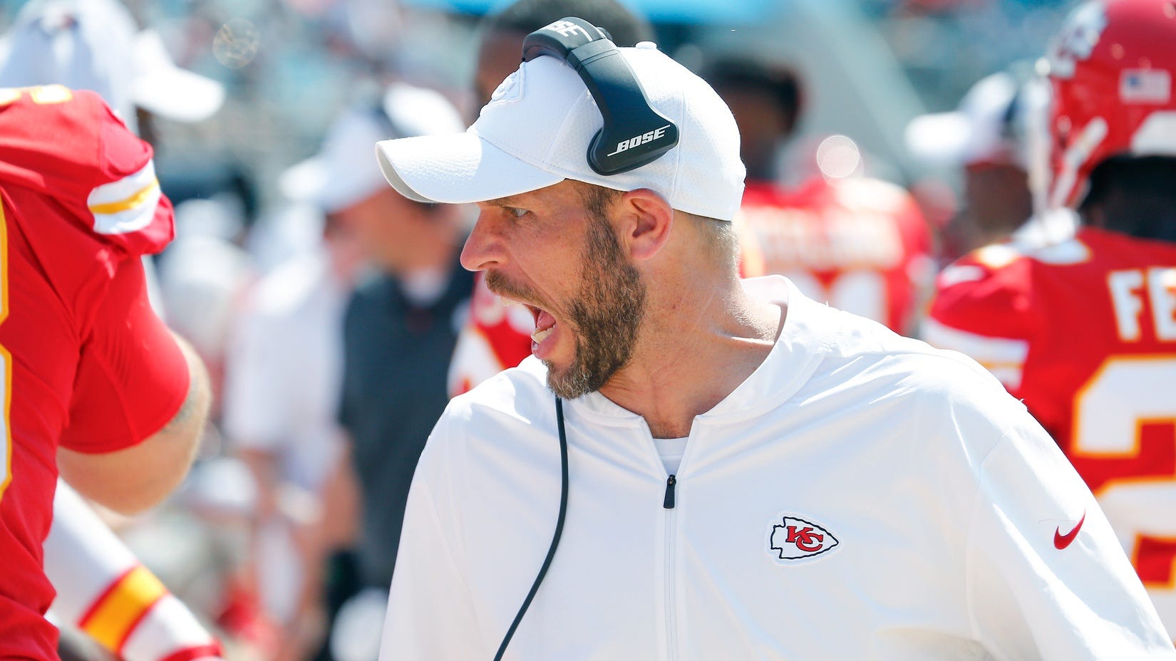 Former Chiefs coach Britt Reid pleads not guilty to DWI charge