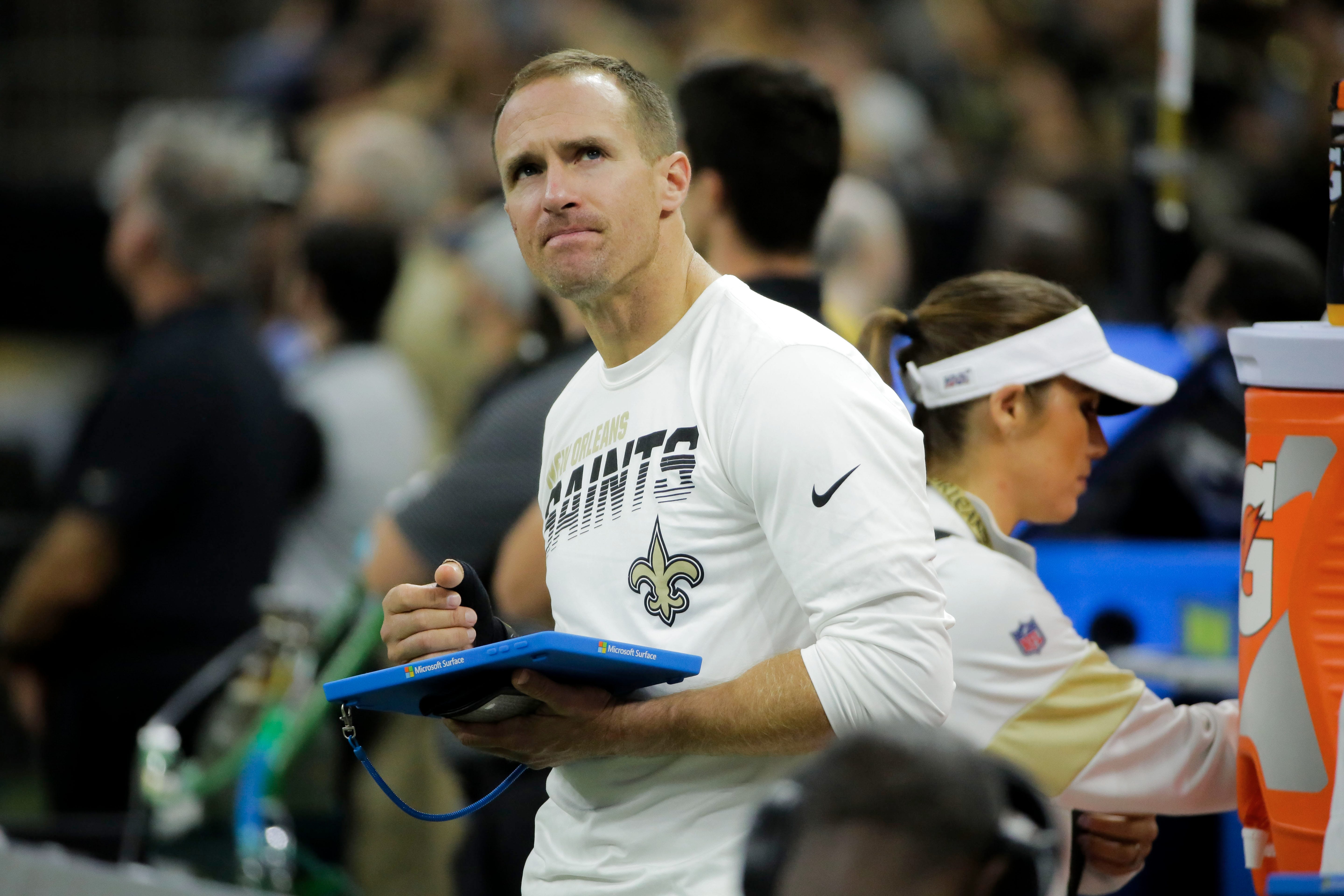 Drew Brees Tells Story of Throwing Nerf Football at His Doctor
