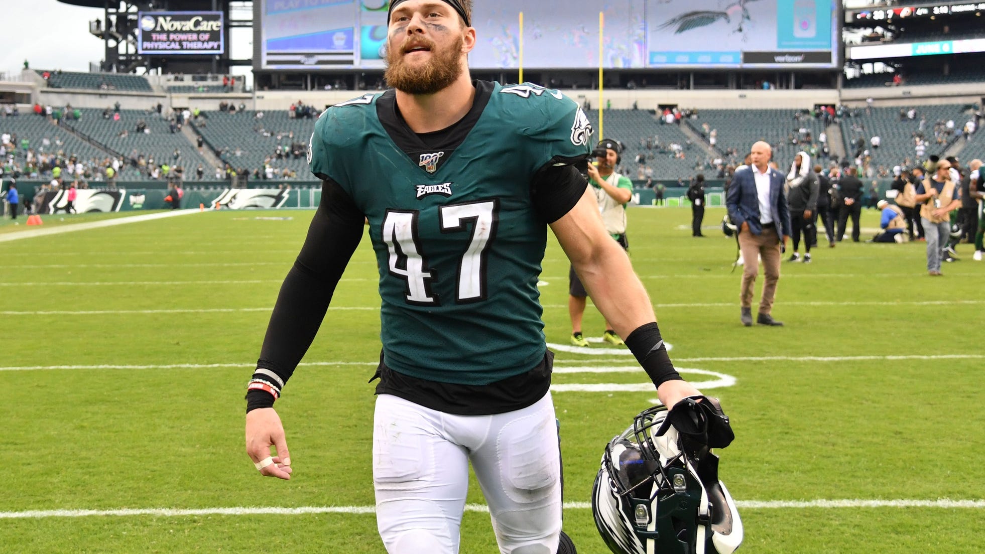 Eagles linebacker Nate Gerry apologizes for racially offensive tweets