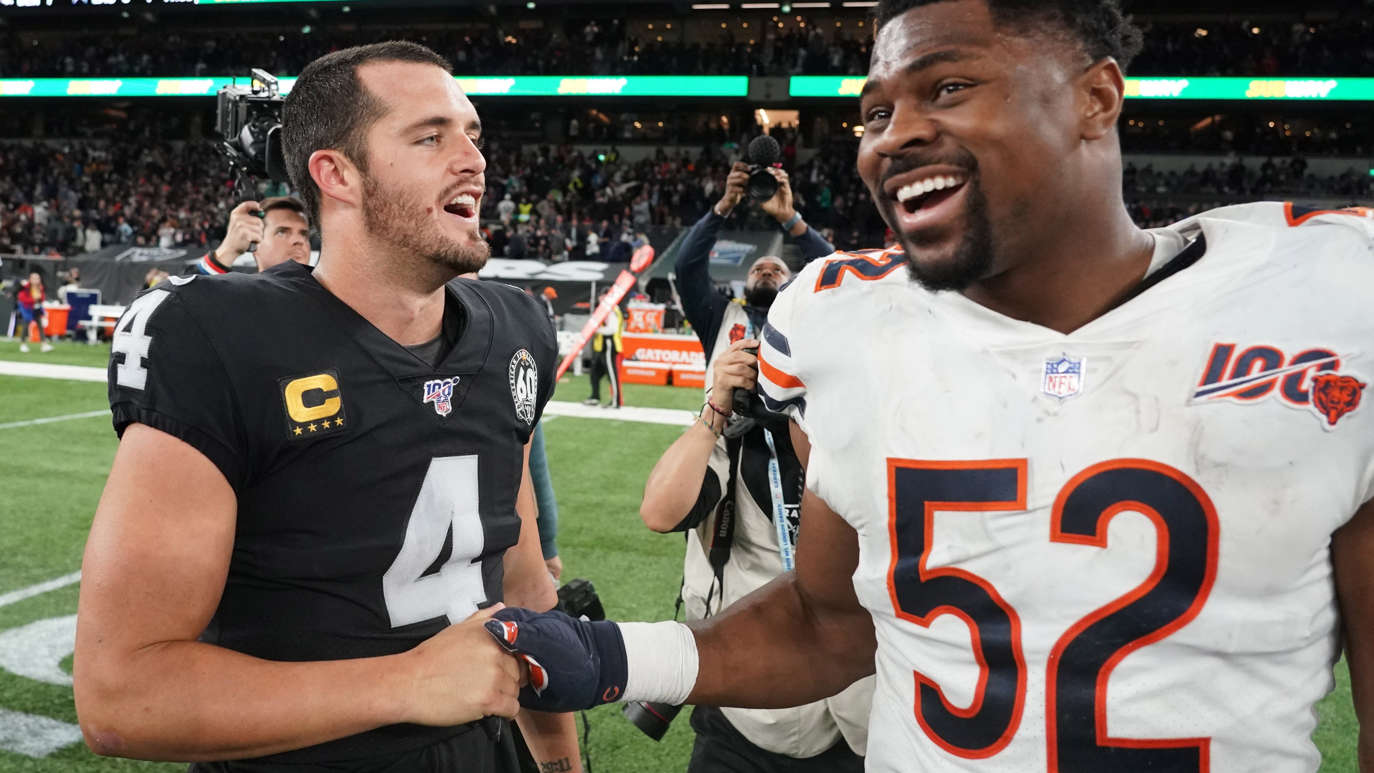Bears to face Raiders in Las Vegas as NFL adds 17th game to regular-season schedule