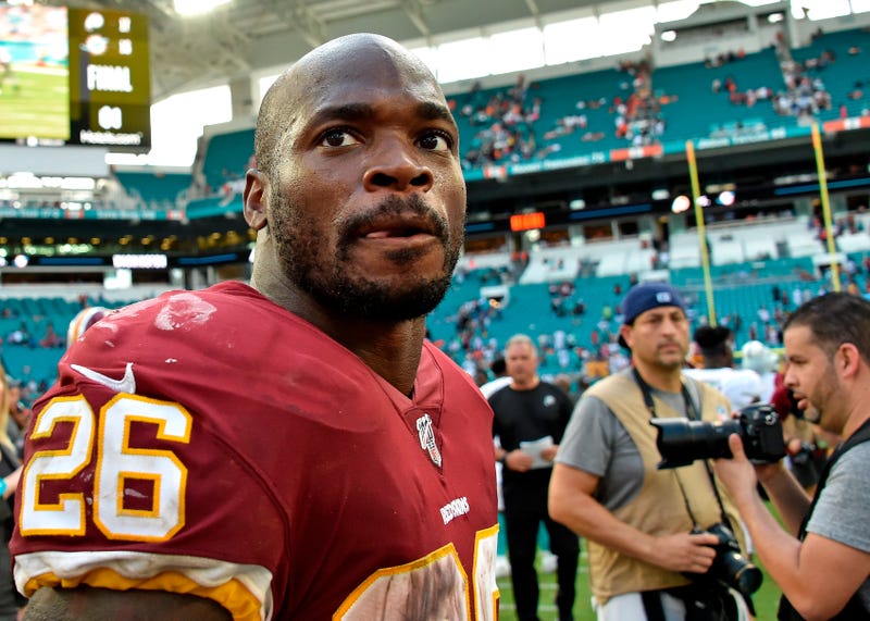 Adrian Peterson and the Redskins have just one win in 2019. 