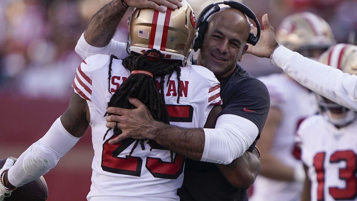 Richard Sherman says 49ers DC Robert Saleh 'has to get the Detroit job'