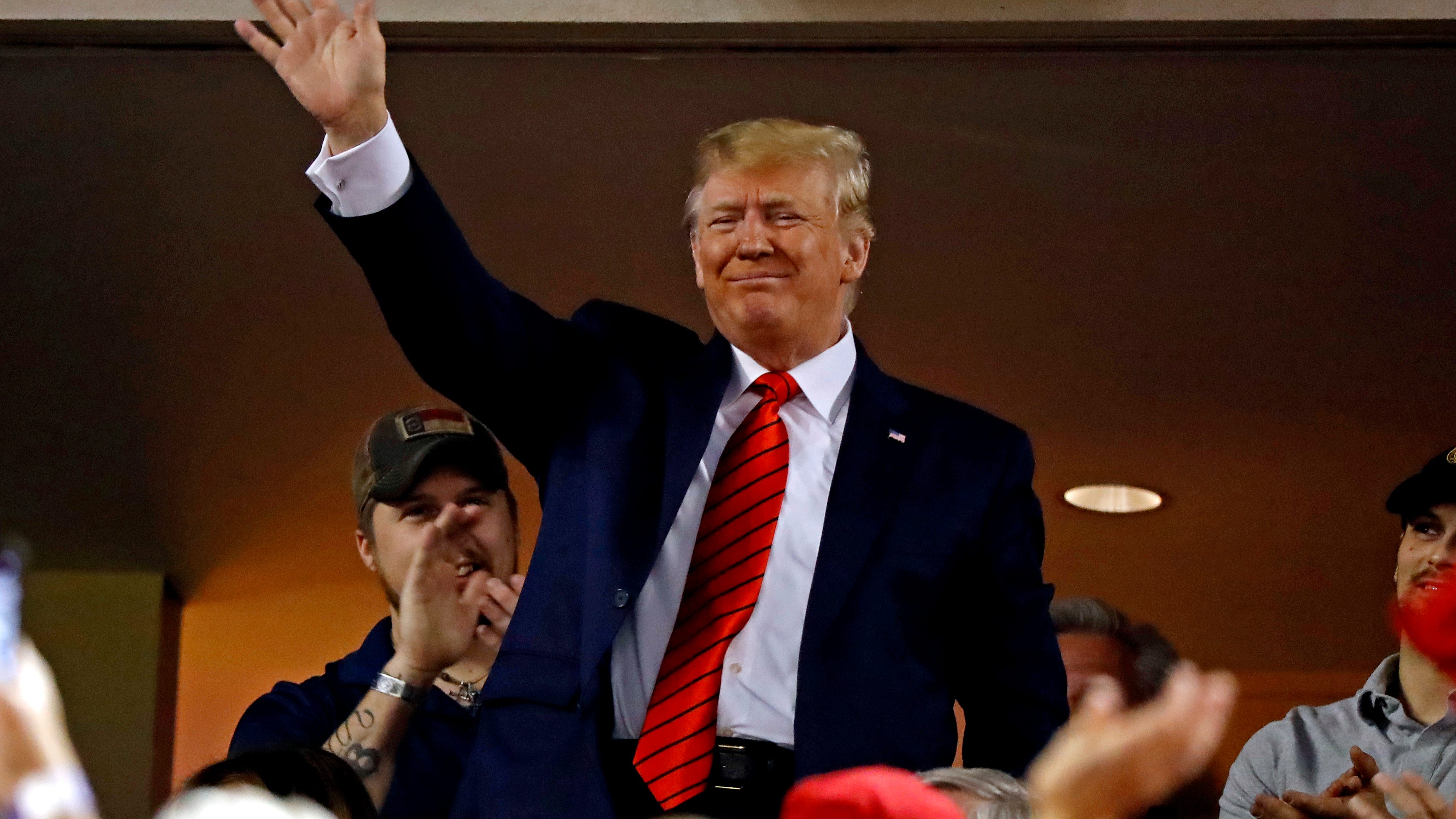 President Trump Hears 'Lock Him Up' Chants At World Series