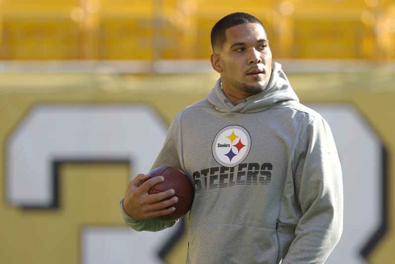 close-up of James Conner