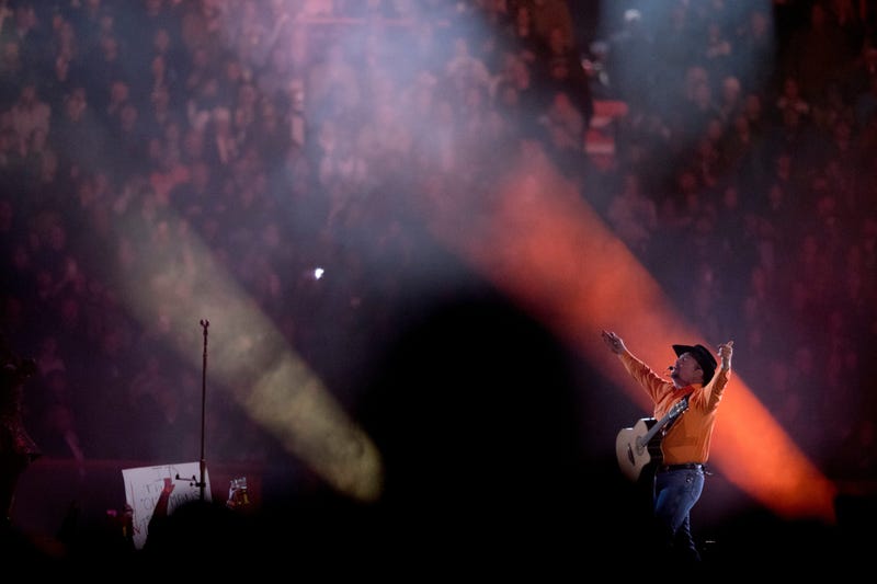 Garth Brooks performs in Neyland Stadium, Knoxville, TN, Saturday, Nov. 16, 2019.