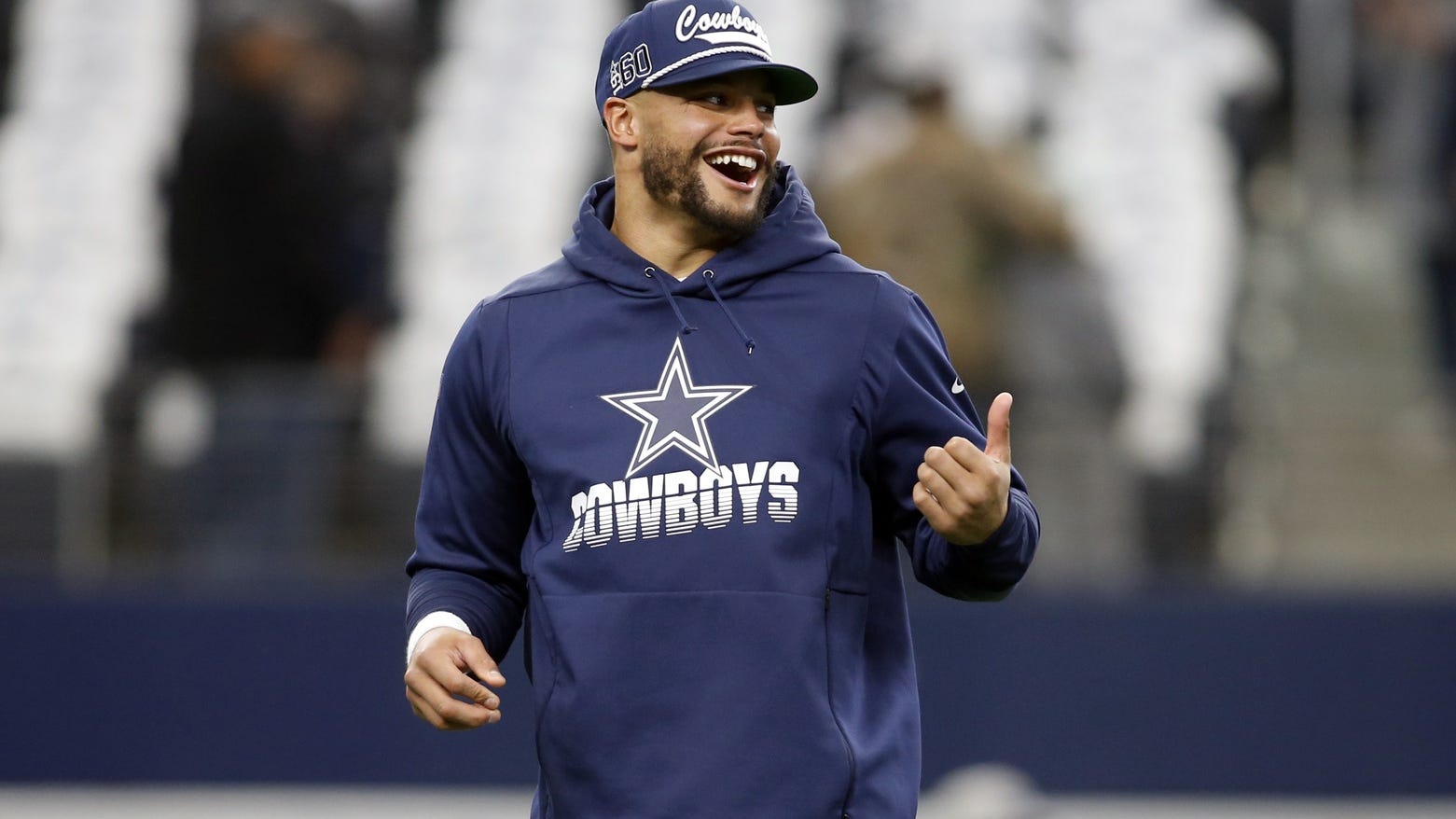 Tad Prescott shares photo of embrace with Dak after contract announcement