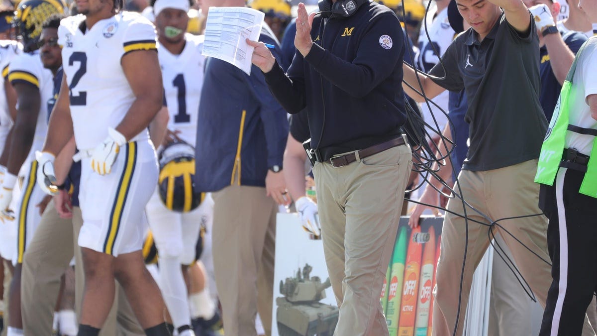 Harbaugh 'Thrilled' By Return Of Football: 'Stay Positive. Test Negative.'