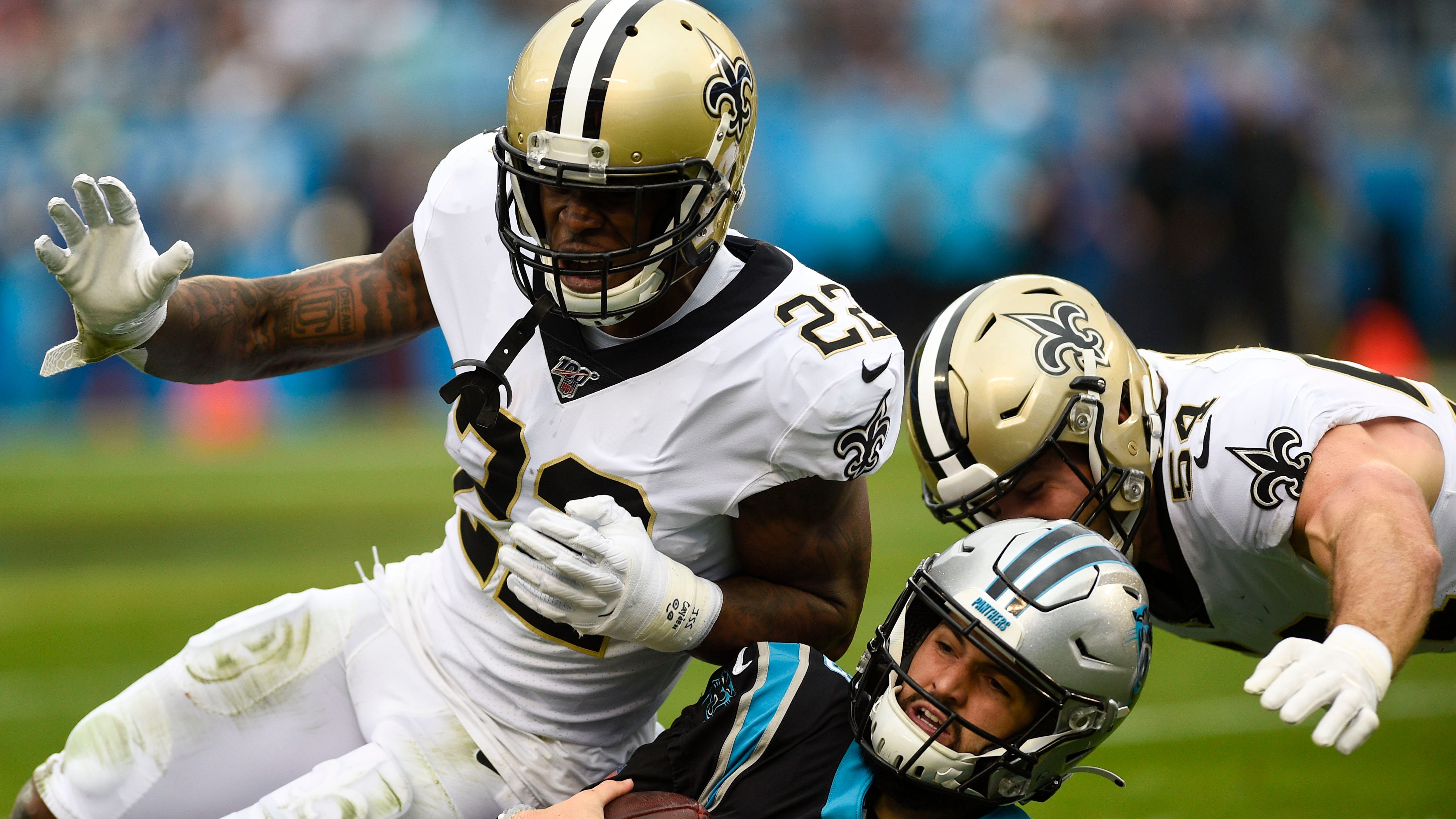 Marshon Lattimore, CJ Gardner-Johnson inactive for Saints-Panthers; see full list
