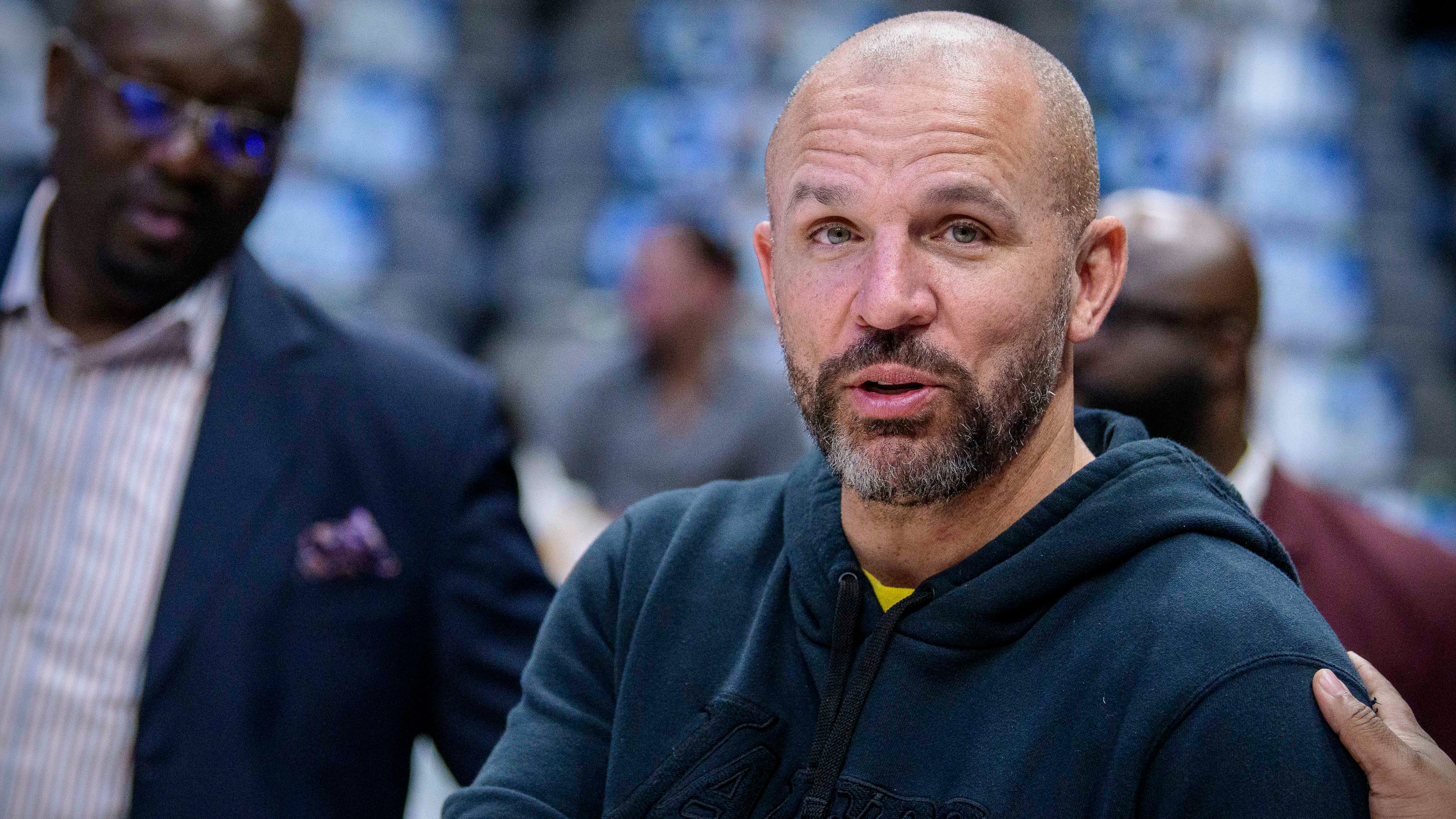 Mavs officially introduce new GM Harrison, HC Kidd