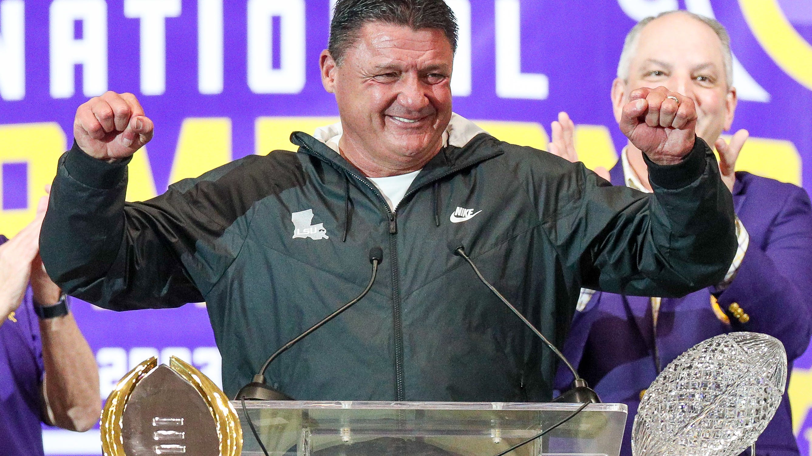 Ed Orgeron character to appear in NBC show about Dwayne 'The Rock' Johnson