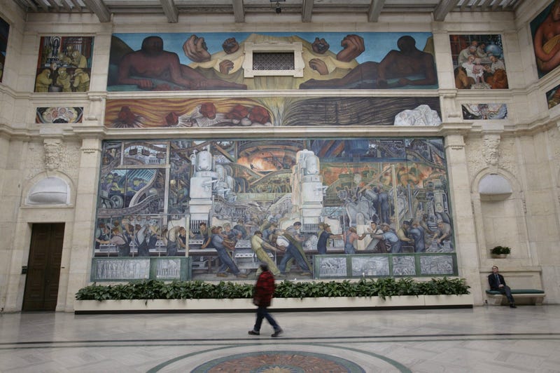Rivera Court at the Detroit Institute of Arts