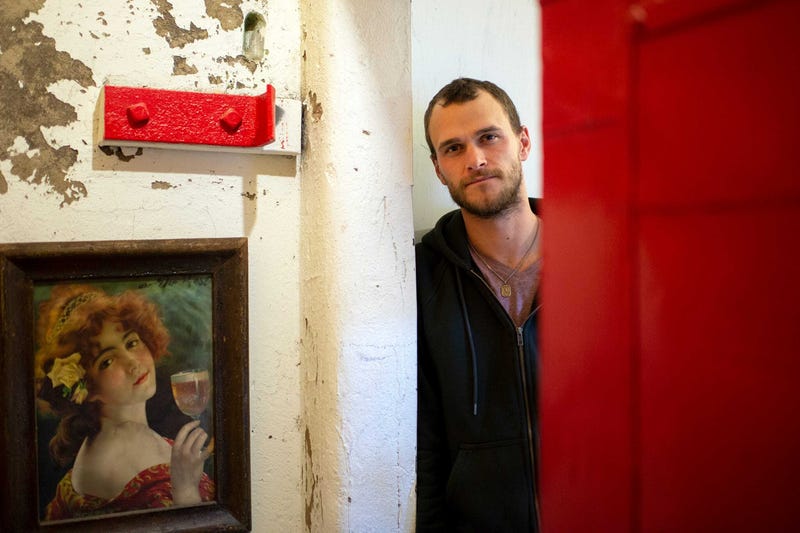 Tom Turcich poses in his studio space in Collingswood, N.J. Tuesday, Feb. 25, 2020.