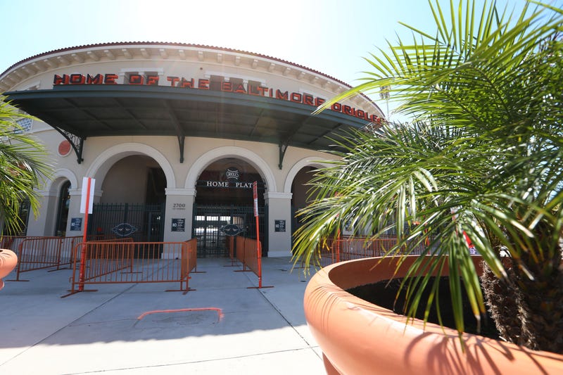 Ed Smith Stadium, Spring Training home of the Baltimore Orioles.