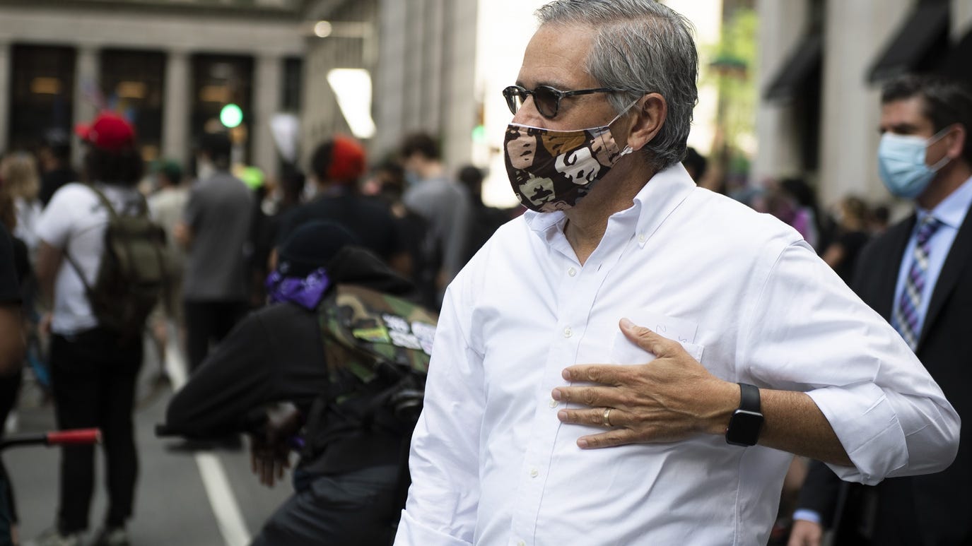 As Krasner preps for impeachment, a former cop he failed to convict sues