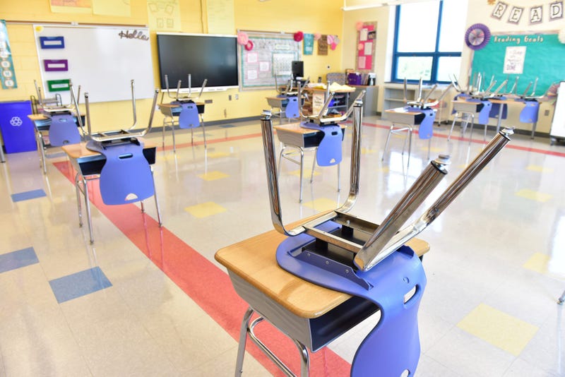 New Jersey empty classroom