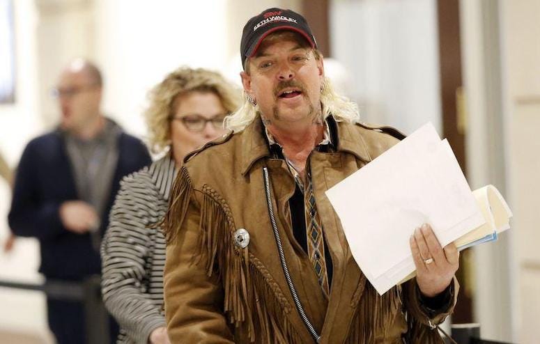Joe Exotic filing paperwork to run for governor