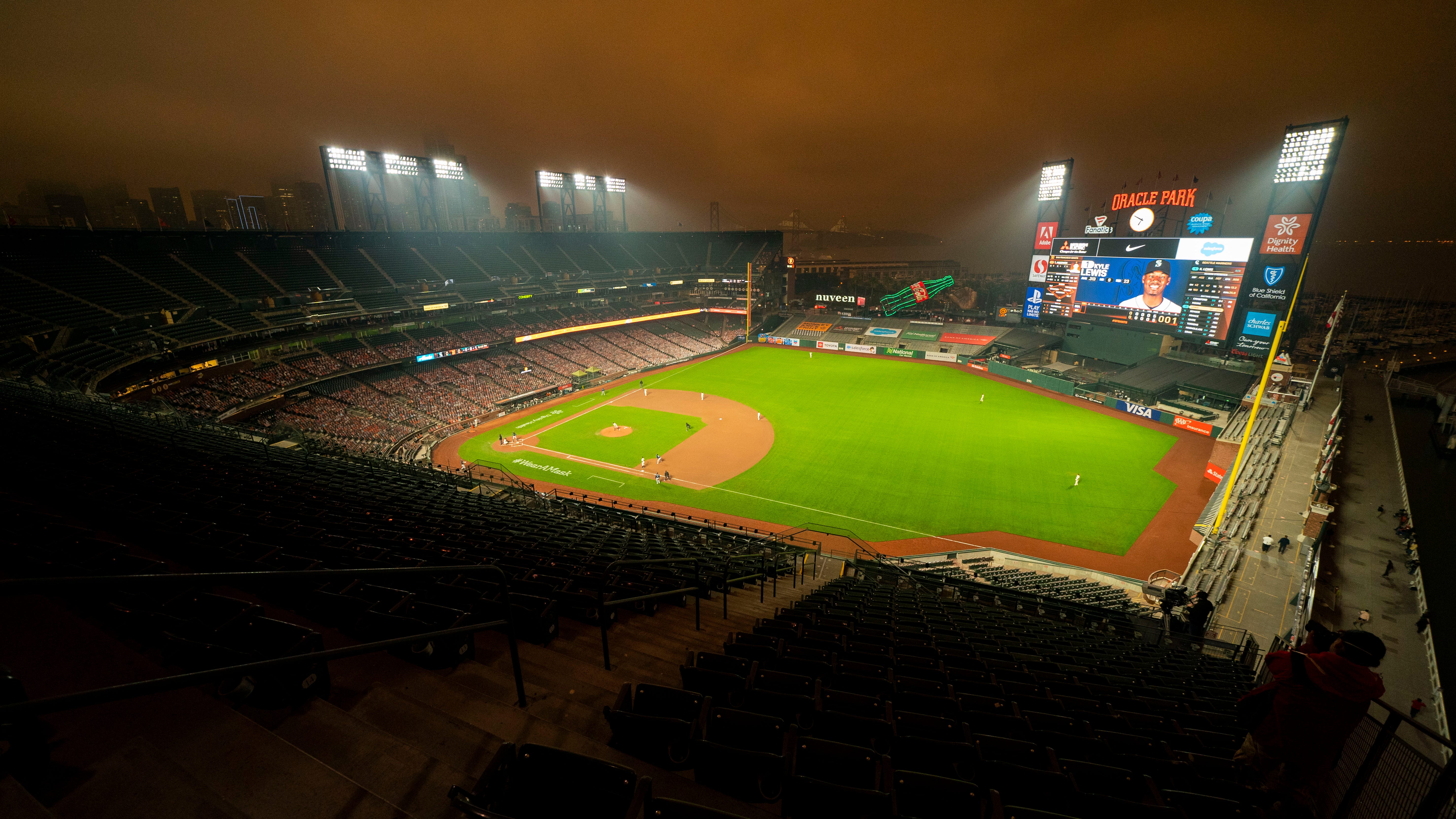 Bay Area Teams Play Under Eerie Orange Skies