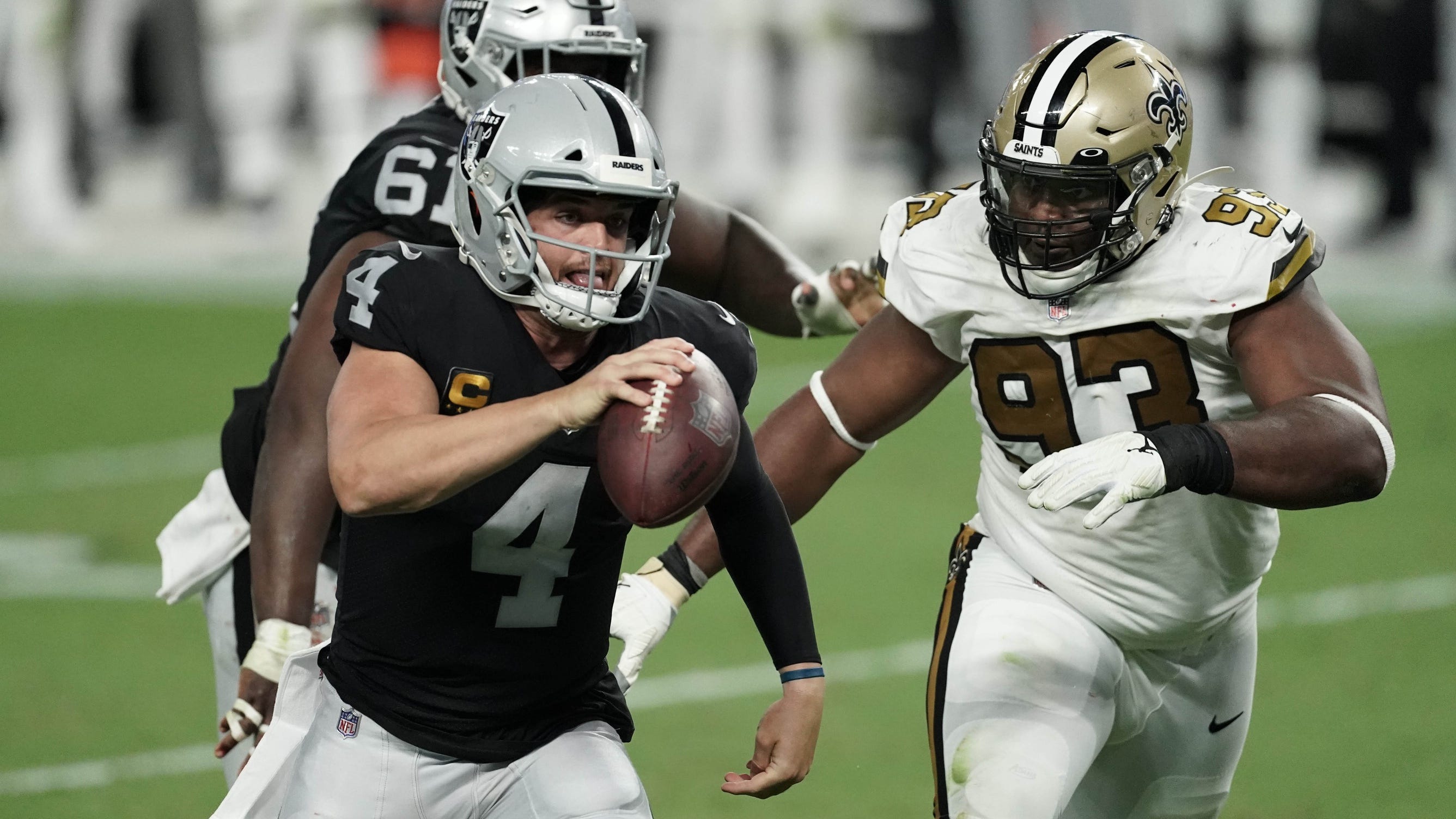 Look: Derek Carr has a two-word message for his new Saints fanbase