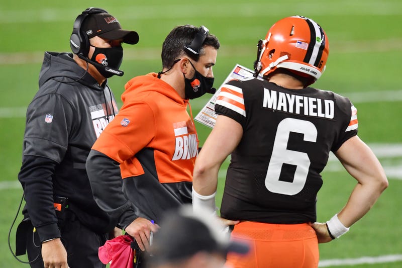 Kevin Stefanski and Baker Mayfield