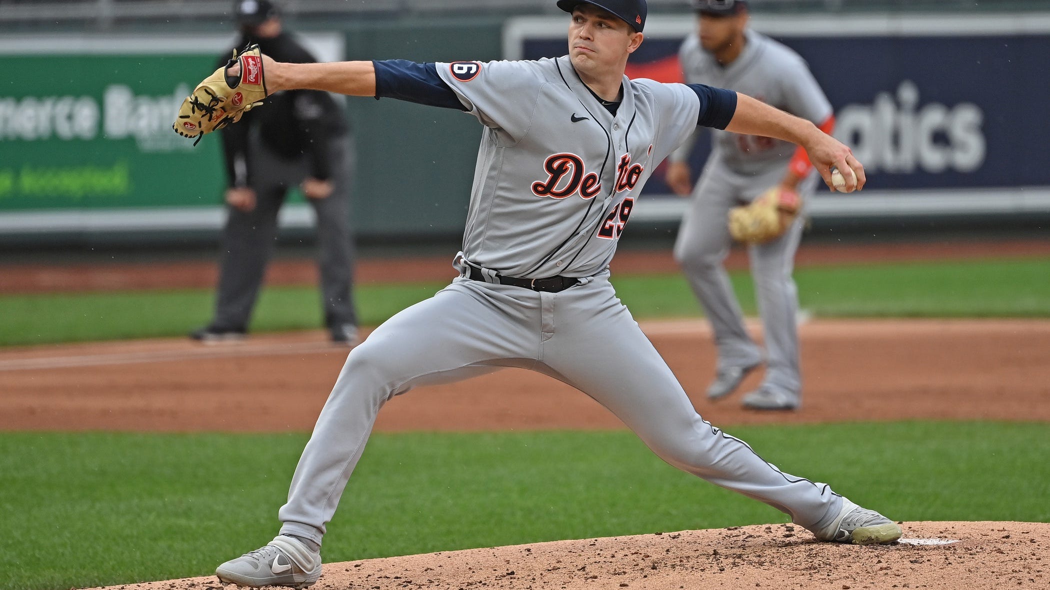 Game on: Tarik Skubal found the pitch he was looking for