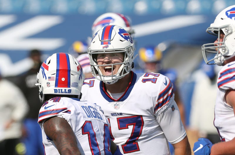 Josh Allen and Stefon Diggs