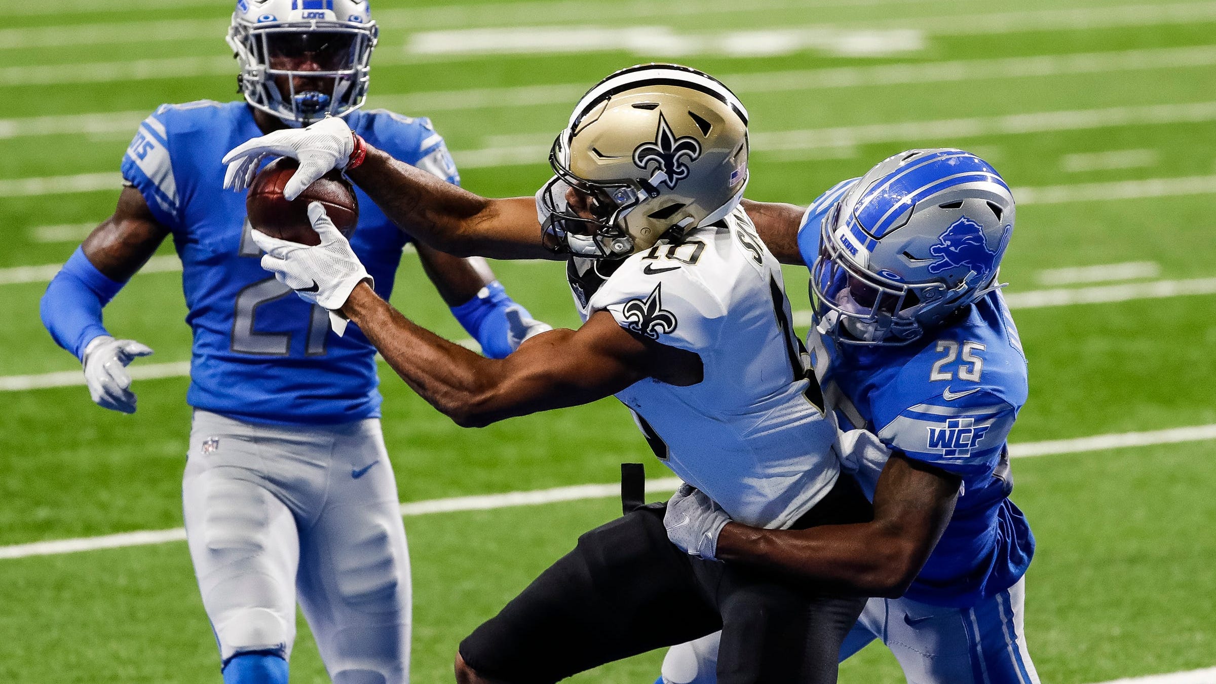 Jameis Winston's field-stretching advice to Tre'Quan Smith: 'Don't stop running'