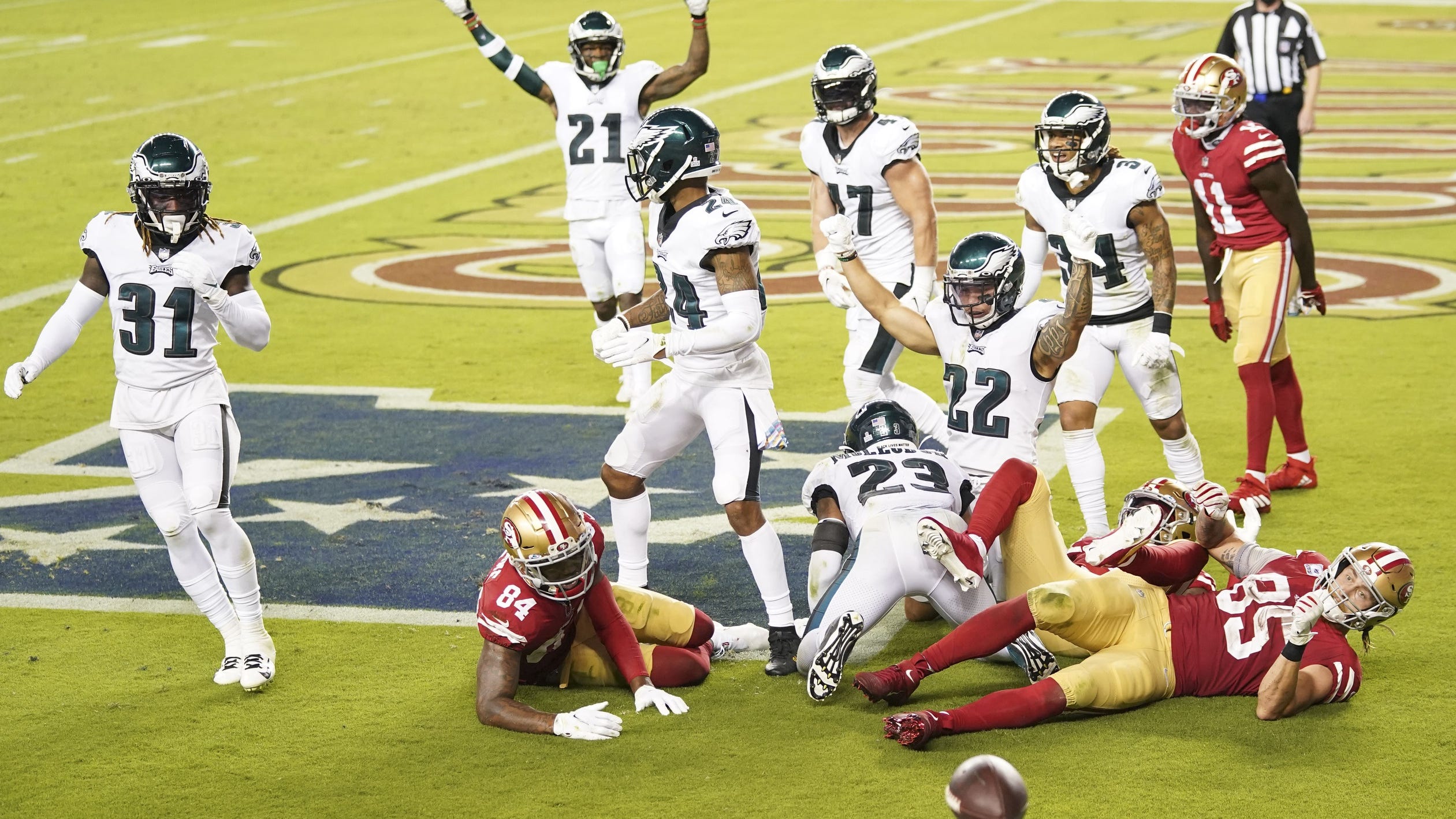 The 3 key plays in the Eagles' victory over the 49ers