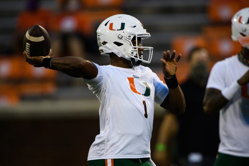 Miami Hurricanes QB D'Eriq King