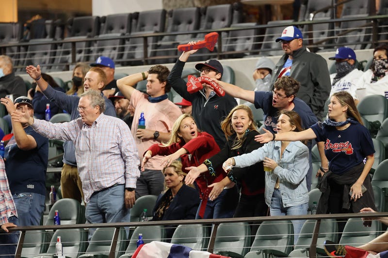 Atlanta Braves fans doing the chop