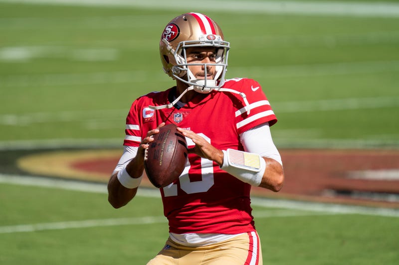 49ers quarterback Jimmy Garoppolo.