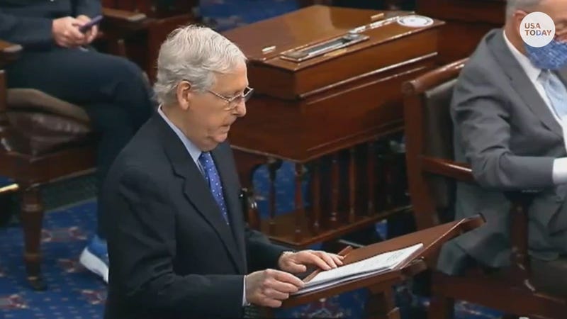 Senate Majority Leader Mitch McConnell says SCOTUS nominee Amy Coney Barrett is "tailor made" for the job.