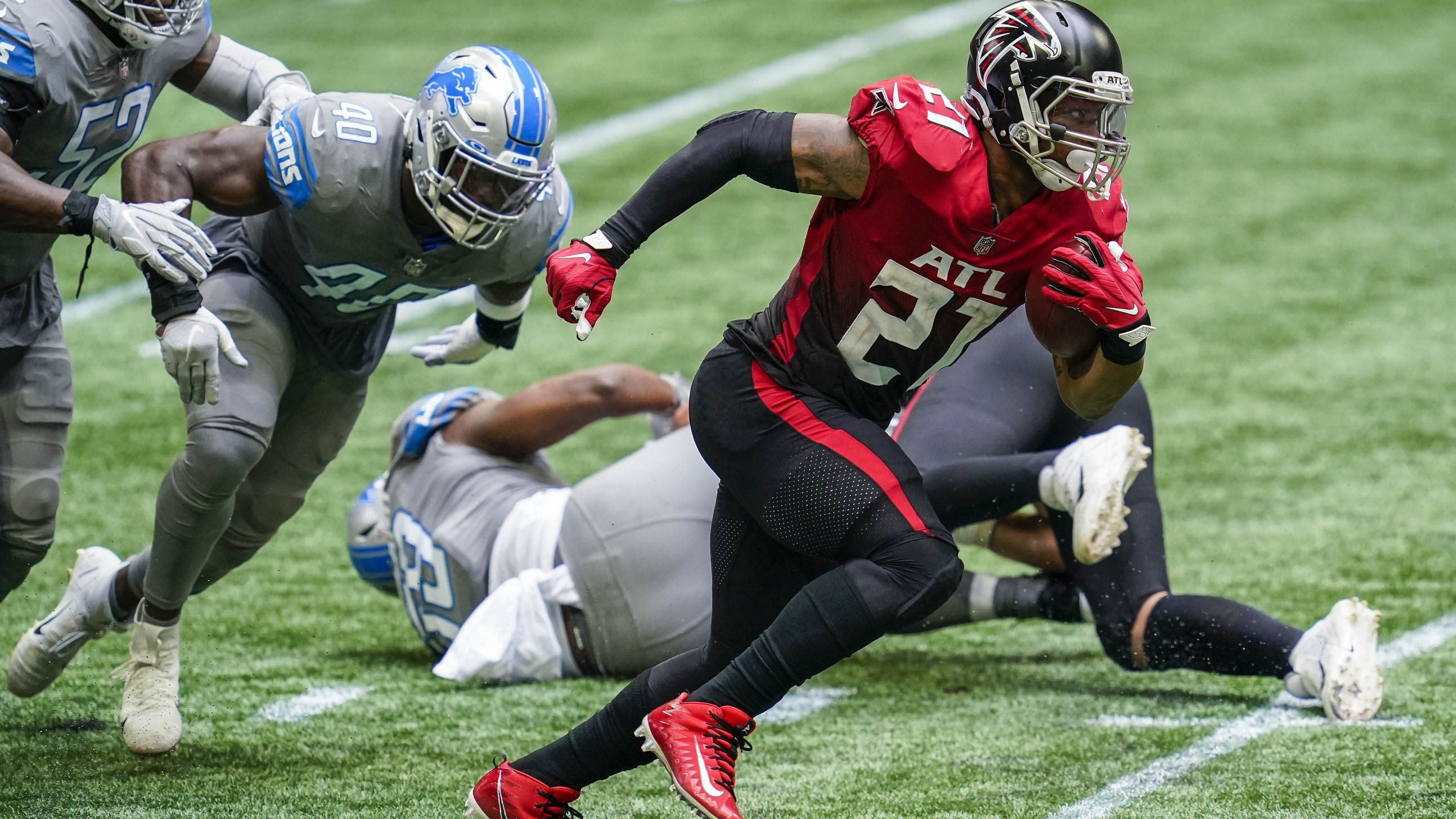 Gurley in Detroit for free agent visit with Lions – and Swift is psyched