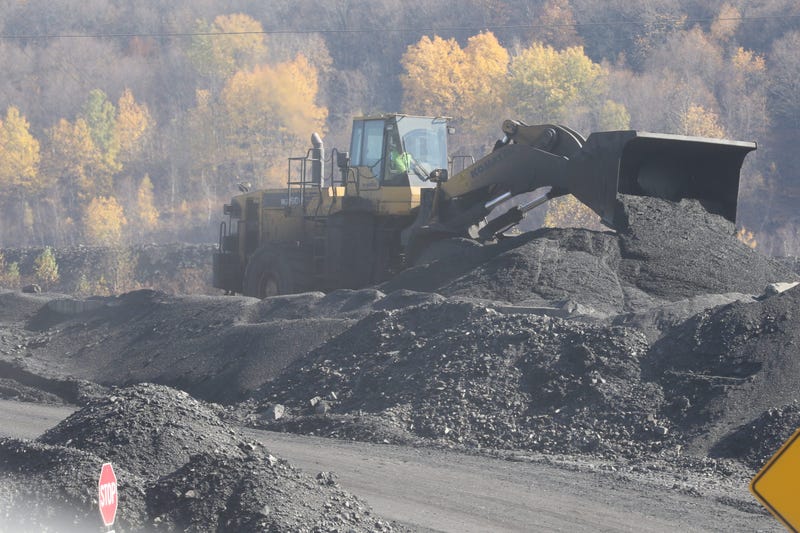 One of the coal processing companies and mines outside Mahanoy City, Pennsylvania.