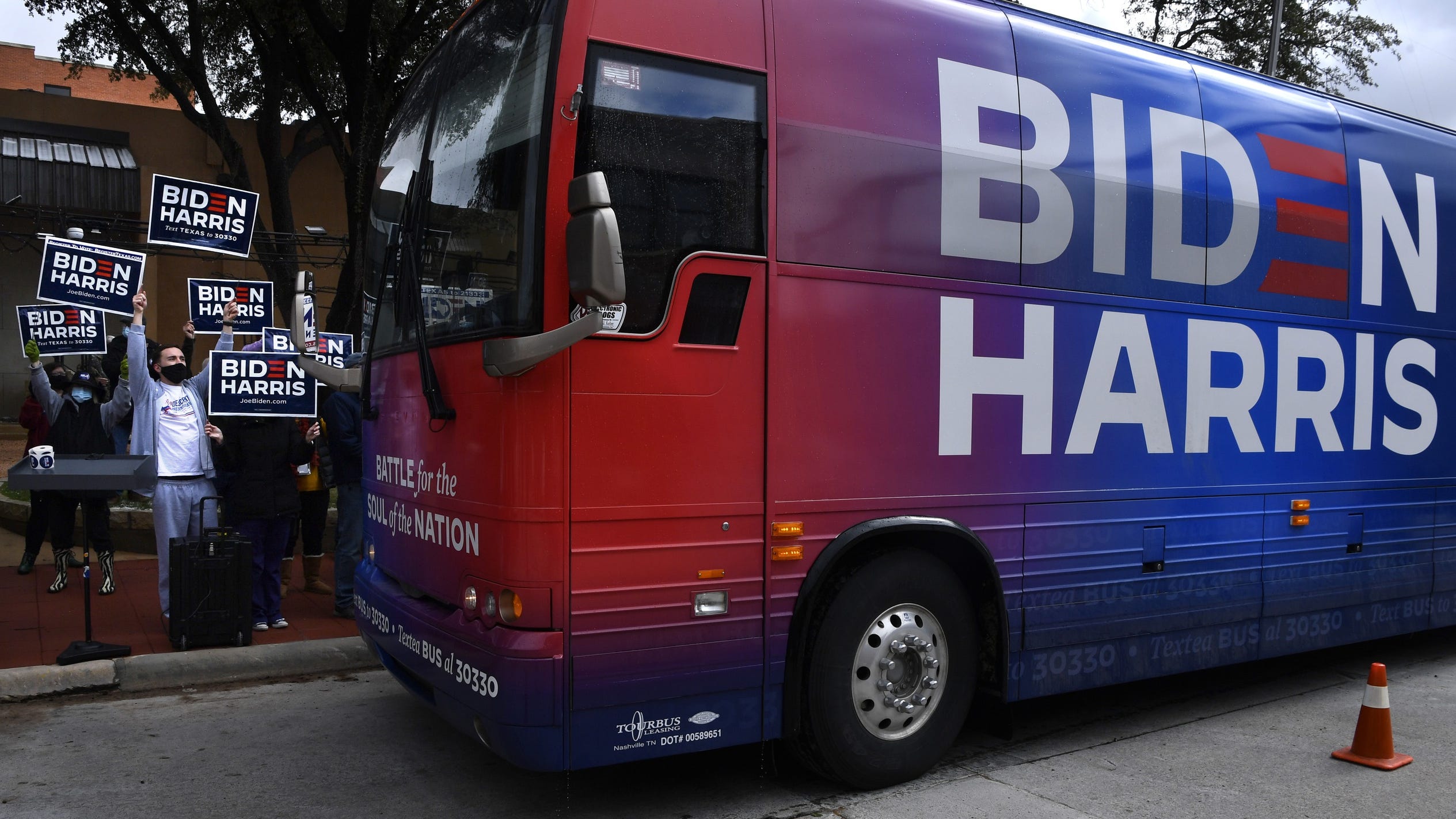 FBI investigating highway incident in Texas involving Trump supporters and Biden campaign bus