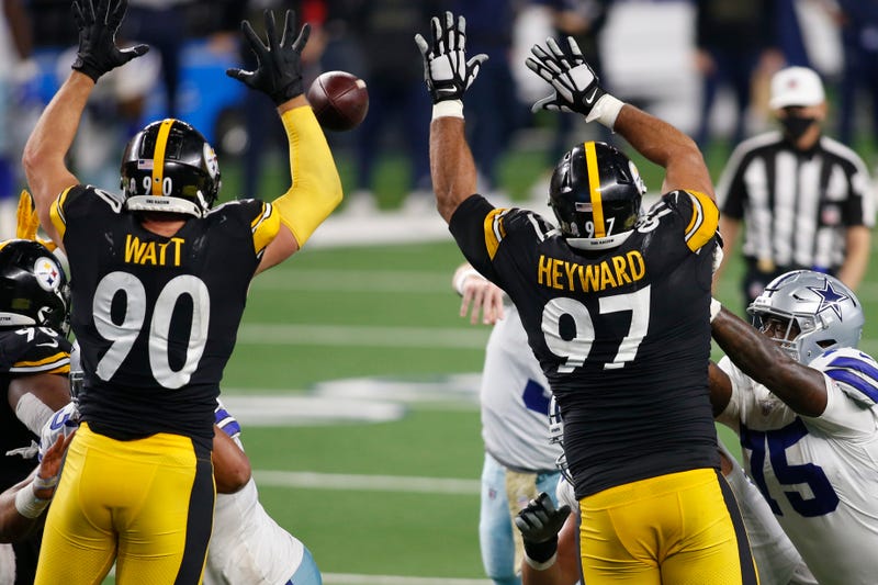 T.J. Watt and Cam Heyward