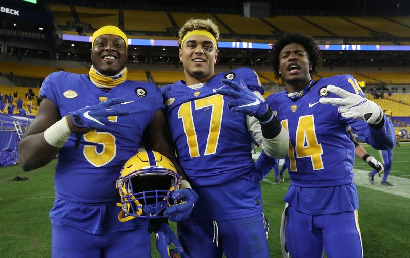 Panthers celebrate after a win