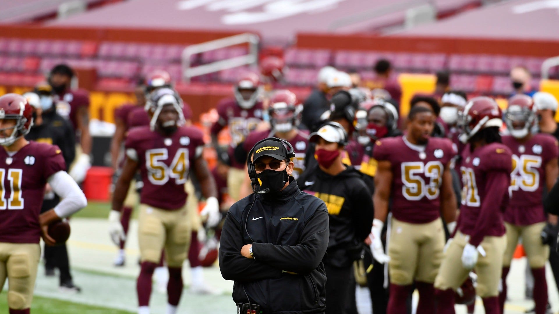 Watch Ron Rivera's postgame speech after Washington beats Cincinnati