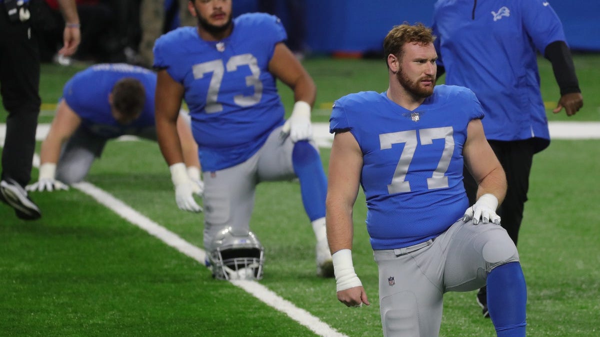 Lions Pro Bowl C Frank Ragnow done for season: 'Sometimes this is how it hits'