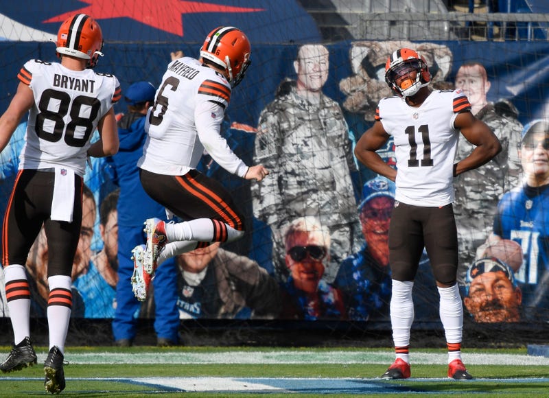 Baker Mayfield and Donovan Peoples-Jones