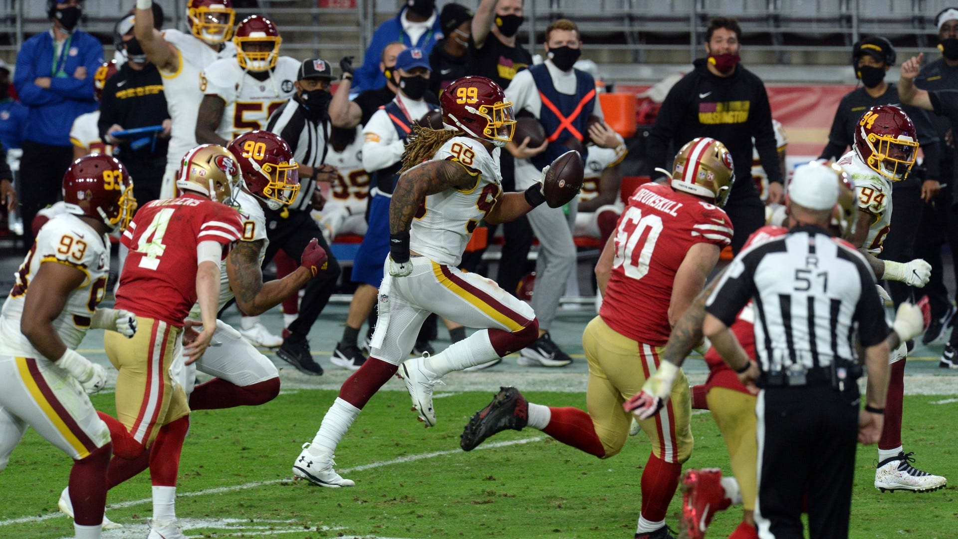 WATCH: Chase Young crushes the 49ers with monster game