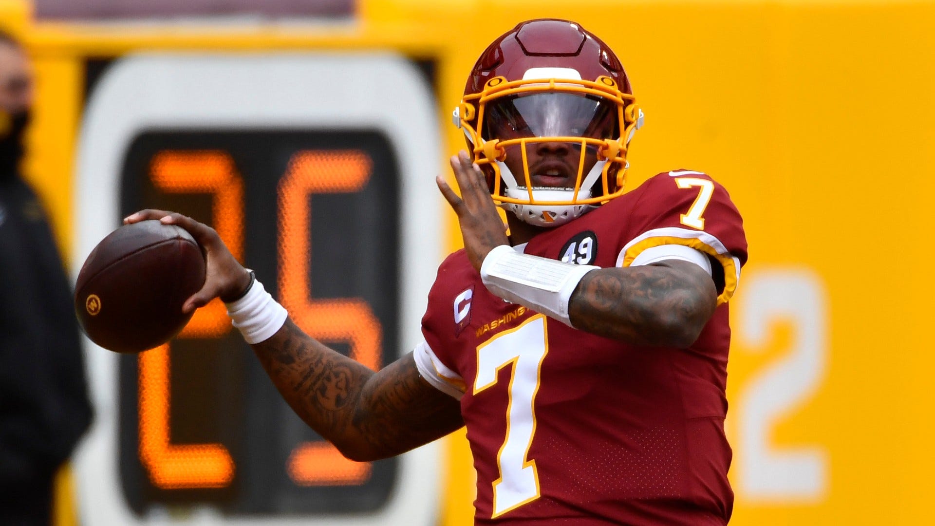Report: Dwayne Haskins will start vs. Panthers